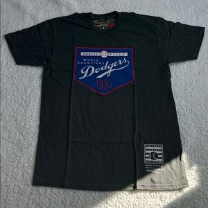Mitchell & Ness Gray Dodgers 1955 T-Shirt